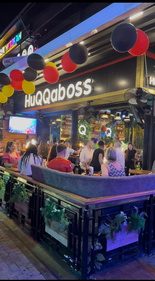 Huqqaboss – 2 Hour Free Bar