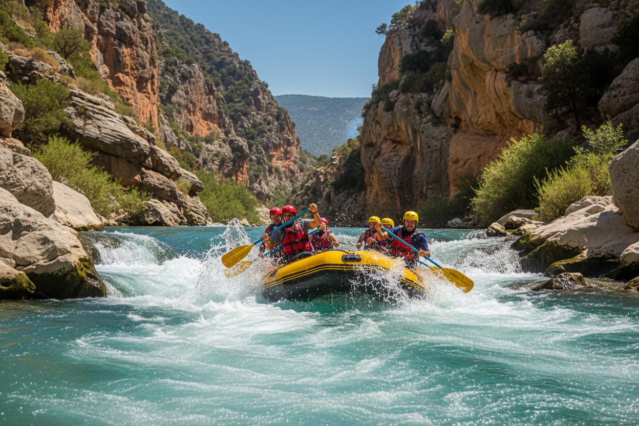 Experience thrilling rafting adventures in the heart of Turkey. Expert guides, full safety equipment, and unforgettable memories.